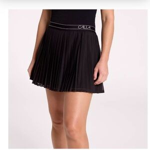Black Pleated Skirt